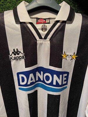 Juventus 1994 1995 Home Jersey Kappa Size S Long Sleeve NO Player