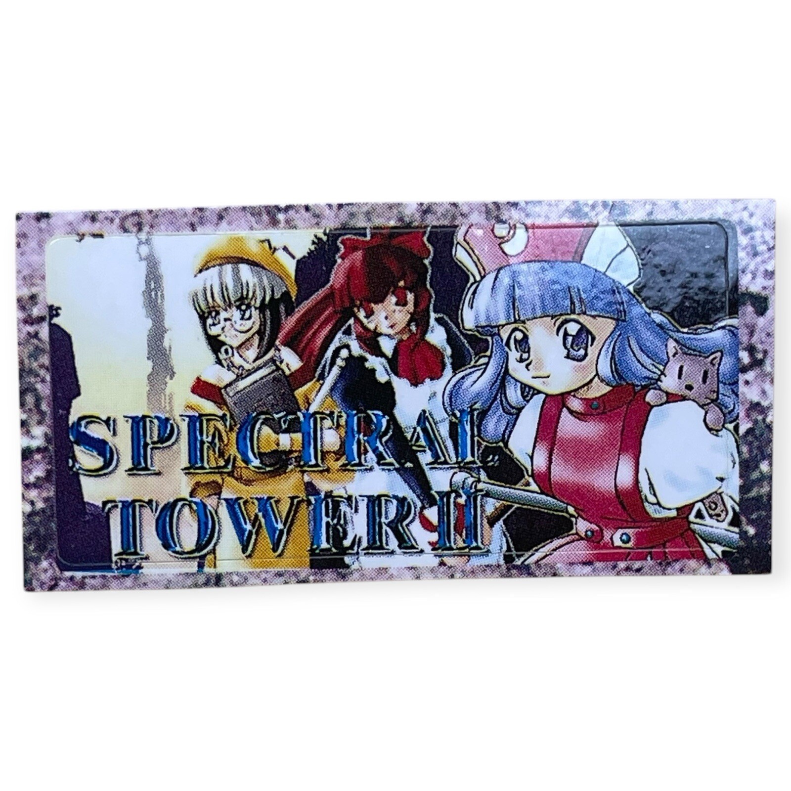 Sony PlayStation 1 Ps1 Spectral Tower II 2 Official Memory Card Sticker