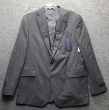 Stafford Coolmax Blazer Mens 46L Multi Wool Blend Performance Classic Fit Notch