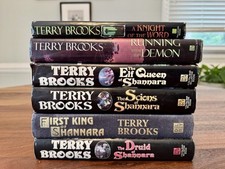 6 Vintage First Edition Terry Brooks HC Books 1990-1998 Fantasy Fiction Shannara