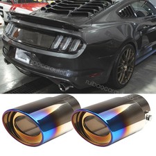 Car Exhaust Pipe Tip Rear Tail Throat Muffler Blue For 2015 Ford Mustang Gtcoupe Car Exhaust Pipe Tip Rear Tail Throat Muffler Blue For 2015 Ford Mustang Gtcoupe