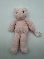 Ryan And Rose Pink Bear 9" Plush Lovey Pacifier Holder Girl Pastel Ryanandrose