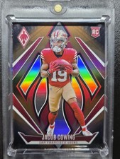 JACOB COWING ROOKIE  RARE Refractor Prizm 49ERS Investment Card /125