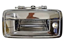 for Chevrolet Silverado GMC Sierra Tailgate Handle No Camera Hole Chrome