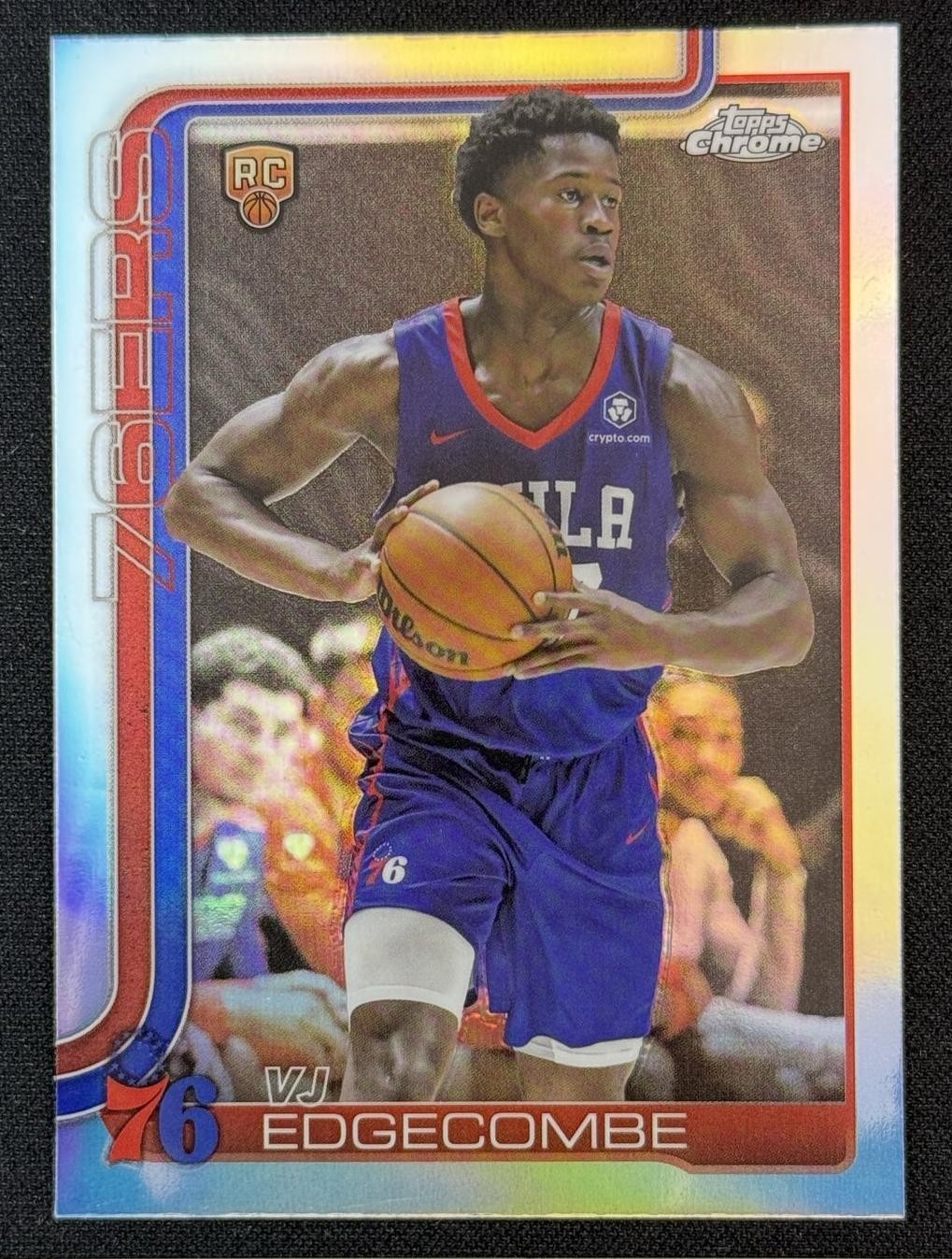 2025-26 Topps Chrome VJ Edgecombe #253 RC Rookie Refractor -F5