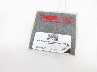 THORLABS NB1-K13 1'' ND : YAG LASER MIRROR, 532 NM & 1064 NM, 0° TO 45° AOI