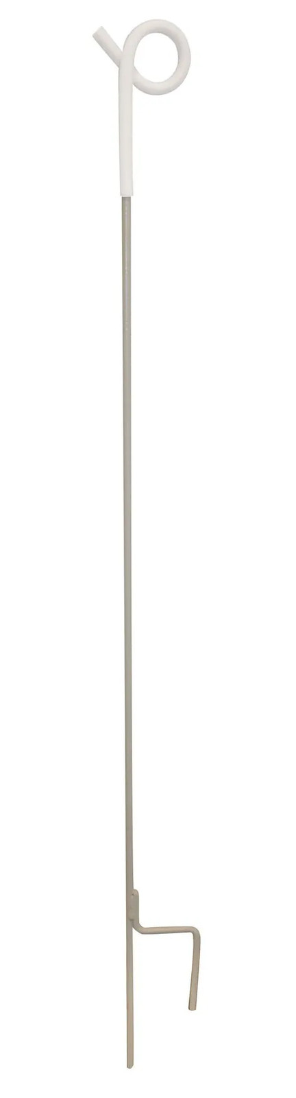 10 x Pulsara White Pigtail Electric Fence Post 100cm