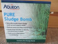 2 Pack Aqueon Pure Sludge Bombs Breaks Down Organic Waste in Ponds Koi Habitats