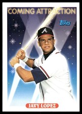 Javy Lopez 1993 Topps #811 Atlanta Braves MLB READ FREE SHIPPING AutographDen