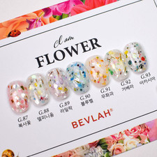 BEVLAH I am Flower Glitter Gel 7 Colores SET Gel Esmalte de Uñas UV LED Remojo K-Beauty
