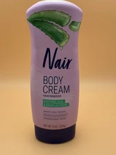 NAIR SOOTHING ALOE & WATER LILY SCENT BODY CREAM HAIR REMOVER 9 OZ (255 G) NEW