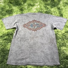 Vintage 90's Ocean Pacific Men’s Large Blue Acid Print Surf Cotton Made In USA