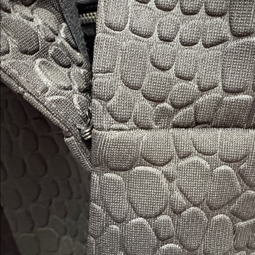 Bebe Crocodile Patterned Black Jacket Cardigan To… - image 11