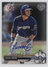 2017 Topps Holiday Bowman Auto 79/99 Lucas Erceg #TH-LE Auto 1dm4