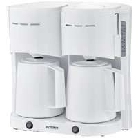 Severin KA 9314 Kaffeemaschine Weiß FassungsvermöGen Tassen=16 Isolierkanne