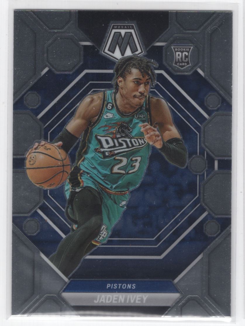 #216 2022-23 Panini Mosaic BASE Jaden Ivey RC Detroit Pistons