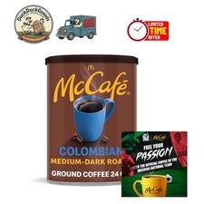 Rich Colombian Medium-Dark Roast Coffee - 24 oz Canister for a Luxurious Brew