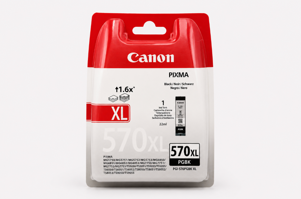 Genuine Canon PGI-570XLPGBK High Capacity Black Ink Cartridge - Brand New