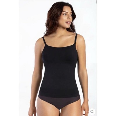 Curveez Incredibly Shaping Cami Shapewear Black Women Large Slimming NWT CUR3501