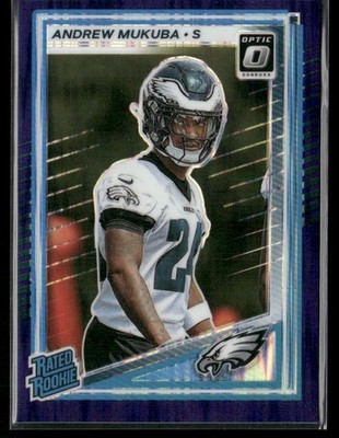 2025 Donruss Optic #297 Andrew Mukuba Purple Scope