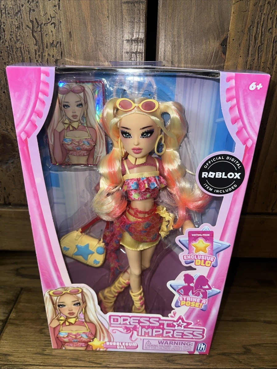 Dress To Impress FASHION DOLL Bubblegum Gal Girl w/ Sealed DLC Code  |  eBay