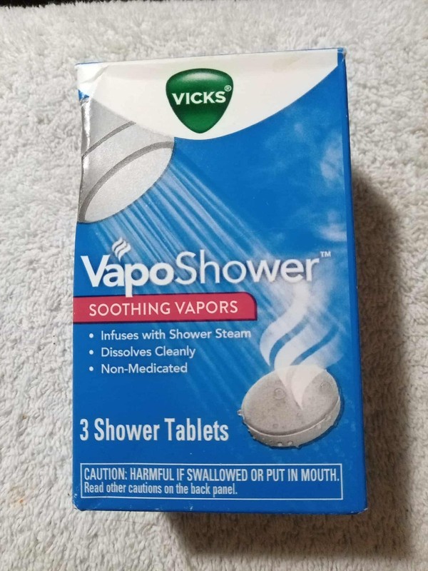 Vick's VapoShower Soothing Vapors Shower Tablets (3 ct) box