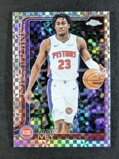 2025-26 Topps Chrome JADEN IVEY X-Fractor Detroit Pistons #61