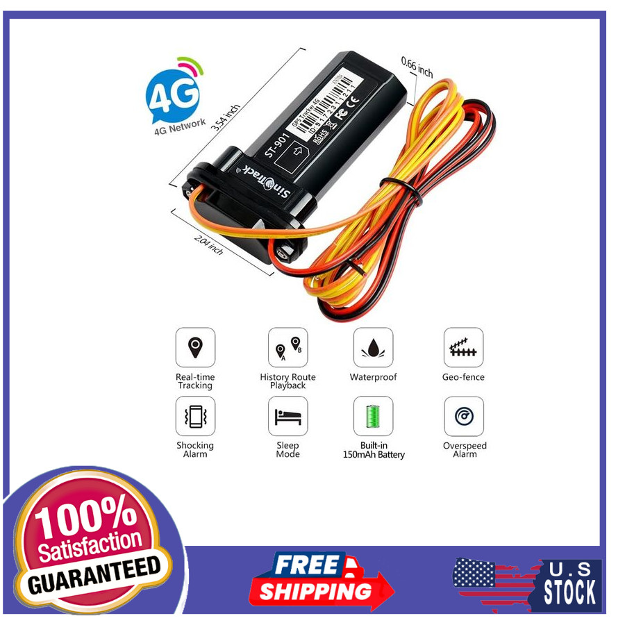 SinoTrack ST-901L 4G LTE GPS Tracker Waterproof Real-Time Locator for Car Truck