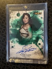 Kairi Sane Hojo Autograph Signed Undisputed 2018 Topps WWE NXT /50