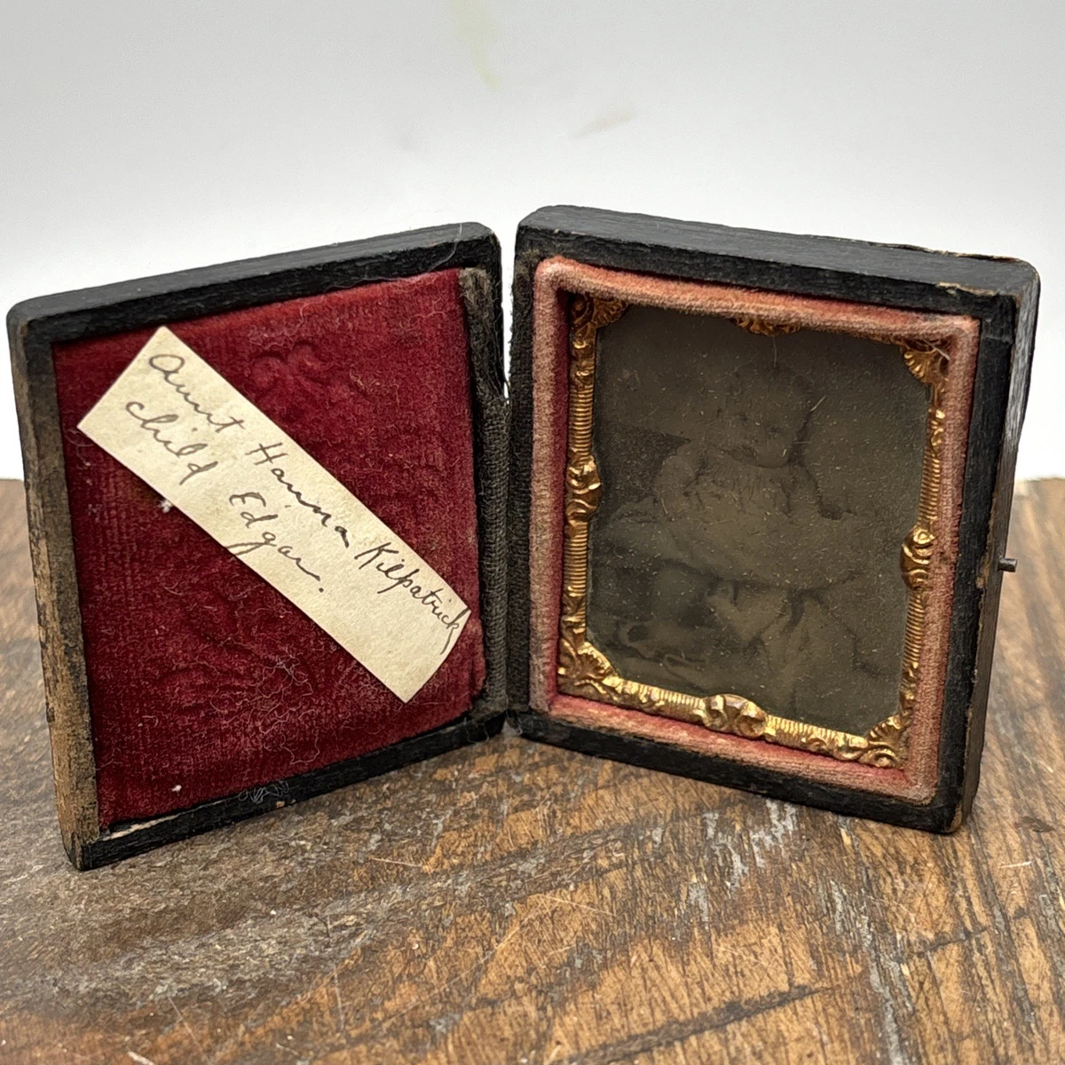 Коллекционные фотографические изображения Sepia Ambrotype