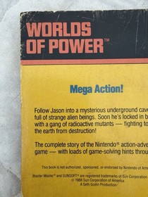 Blaster Master Worlds of Power  1st Ed No Card Nintendo Scholastic NES Book Game