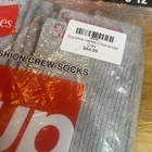 Chaussettes Supreme Hanes Crew (lot de 4) gris bruyère taille 6 12 homme NEUVES SCELLÉES