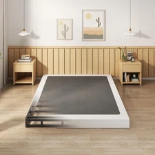 EMODA 5 Inch Box Spring Queen Size Bed Base, 3000 LBS Heavy Queen, 5 