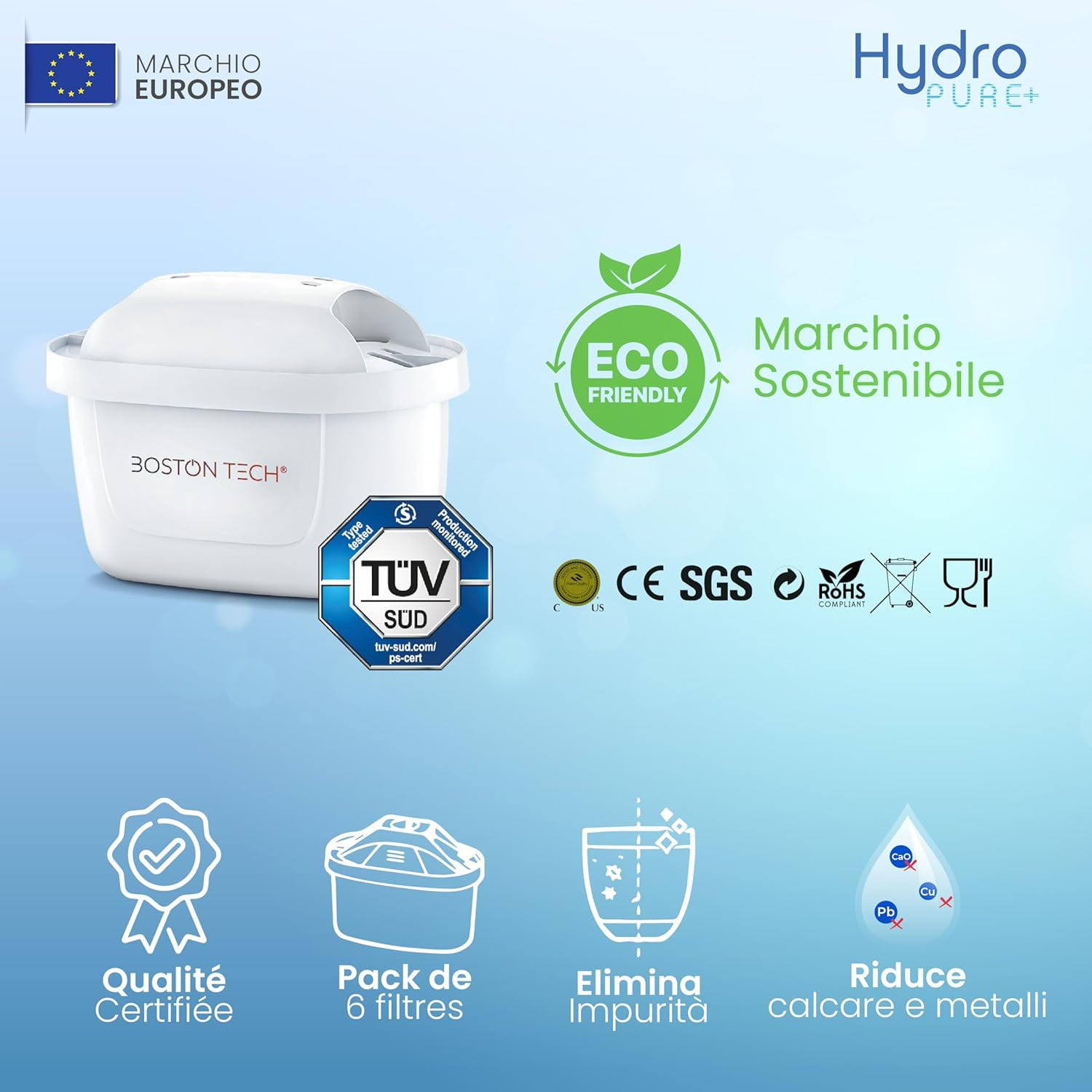 Filtri Hydropure® Gusto Extra | Compatibili Brita Maxtra+ Plus - 2