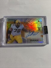 Daniel Faalele 2022 Wild Card Alumination #AG-11 Groovin 1/10 Auto Rookie. rookie card picture