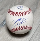 SEONG-JUN KIM Rare Dual Signed Auto English and Hangul MiLB Baseball Rangers