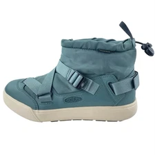 KEEN Hoodzerra Blue Adjustable Strap Waterproof Fashion Insulated Snow Boots 7