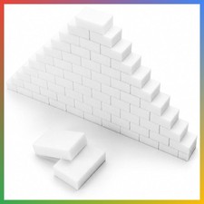 Magic Eraser Sponges Heavy Duty Cleaner 100 Pack 3.93x2.36x0.79 Kitchen Bath