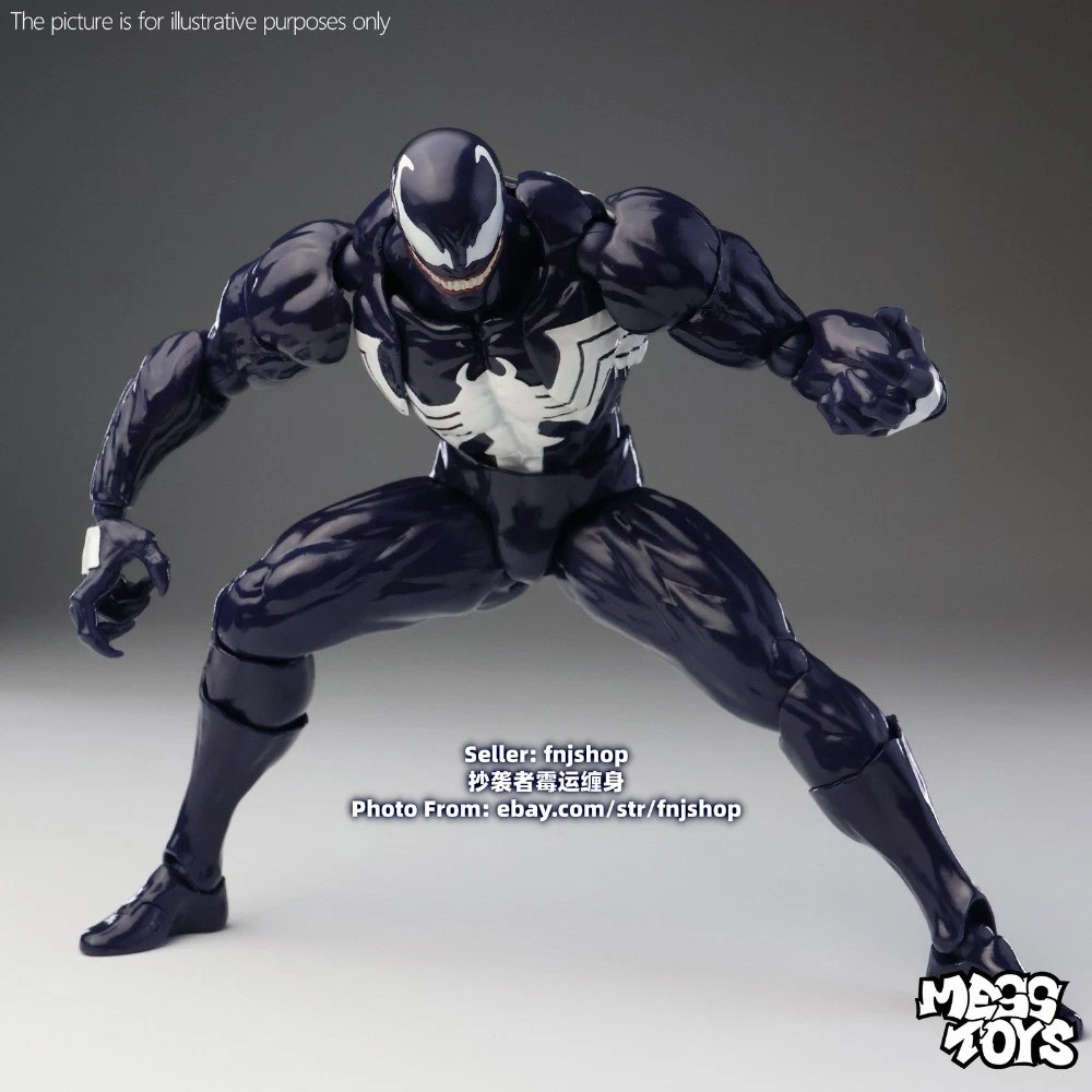 Mess Toys Lethal Neighbor Symbiote Suit Venom 1/12 Action Figure Model US STOCK image 20