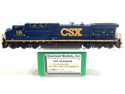 Overland OMI CSX GE AC4400CW CSX Transportation #599 HO Brass Model #6589.1