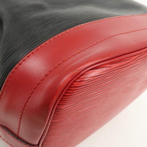 Louis Vuitton Epi Noe Shoulder Bag Noir Castilian Red M44017 Authentic Used F/S - Picture 15 of 24