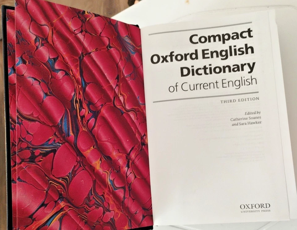 Compact Oxford English Dictionary- Hardcover Single Volume - Image 3 of 4