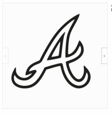  Atlanta Braves MLB Baseball Vinyl Die Cut Car Decal Sticker ---FREE SHIPPING-
