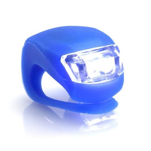 New Bike Cycling Single LED Front/Rear Light Waterproof Blue D301UUU