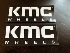Kmc Wheels 2pc Racing Decals Stickers 2x5 Offroad Utv Quad Bitd Ultra4 Atv