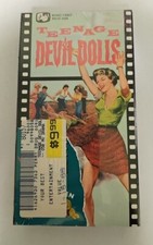 Teenage Devil Dolls VHS SEALED Rhino Video Mamie Van Doren Teenage Theater 
