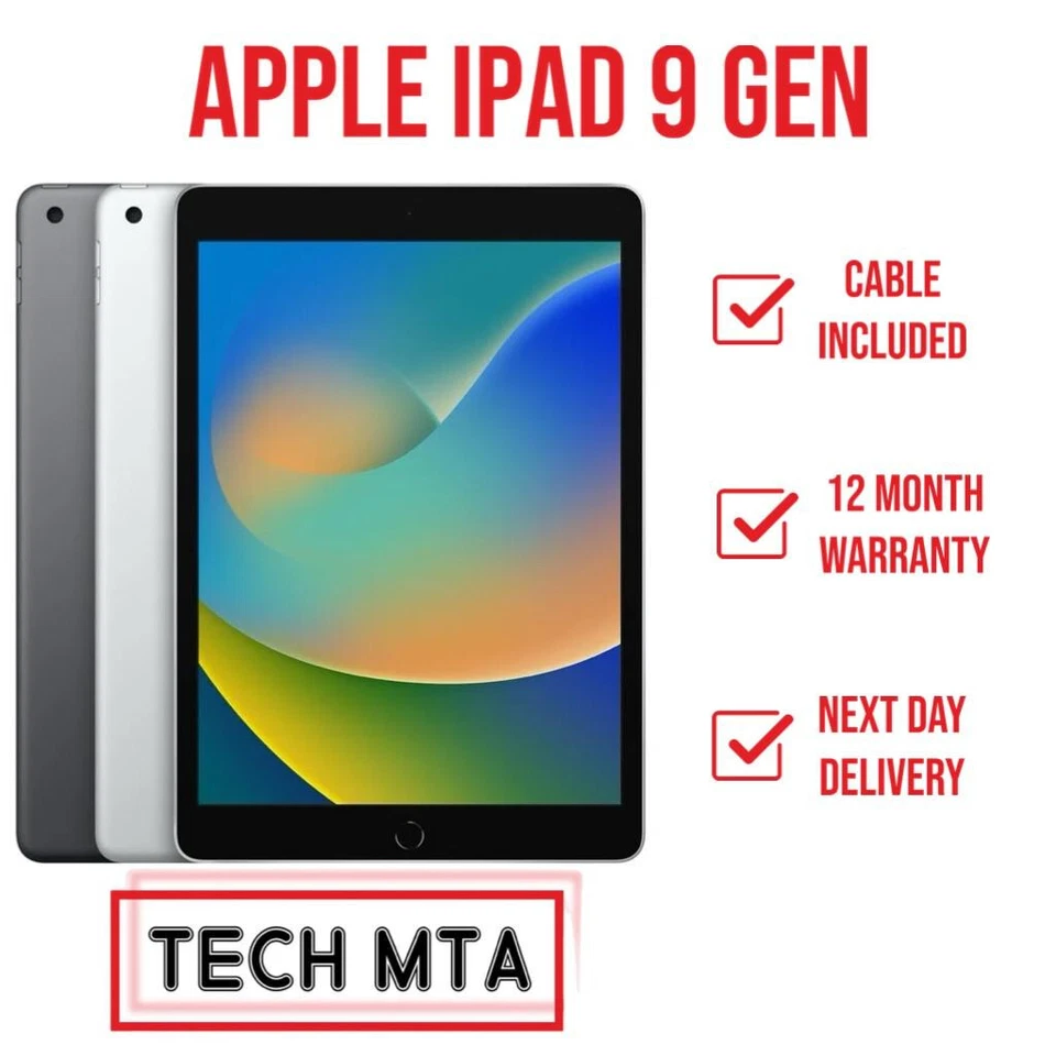 Apple iPad (9th generation) · 256GB · Wi-Fi, photo 1 of 5