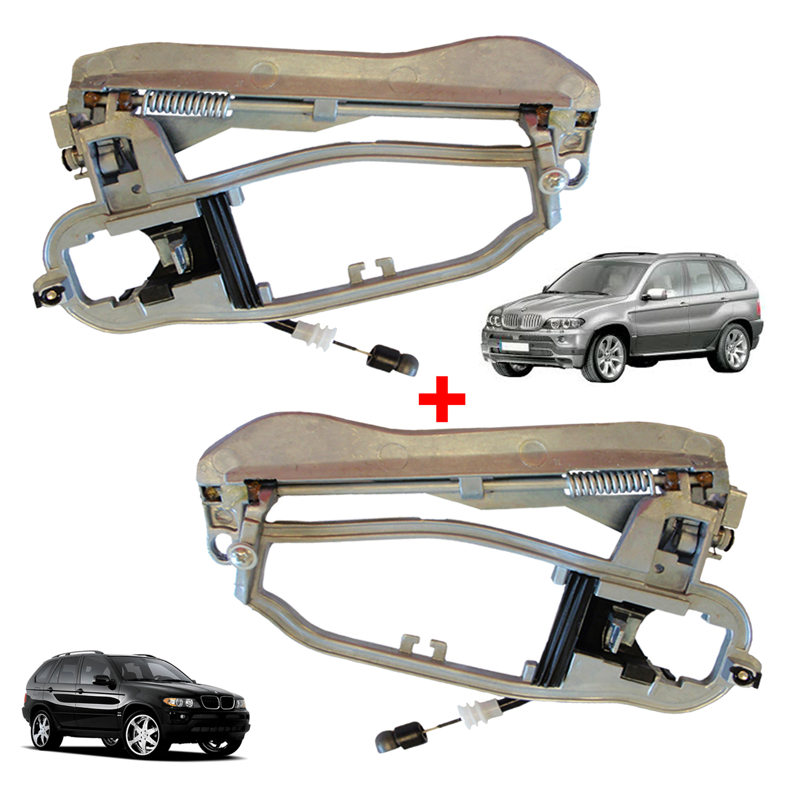 Mécanisme et câble pour poignée de porte arrière BMW X5 E53 liaison fluide gauche droite