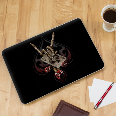 Universal Laptop Skins wrap for 15" - Skull Girl Dia de Los Muertos