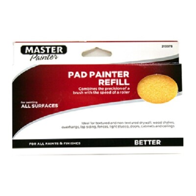 Master Painter 70114TV 7'' Inch Pad Painter Refill Pads- Pack of 6